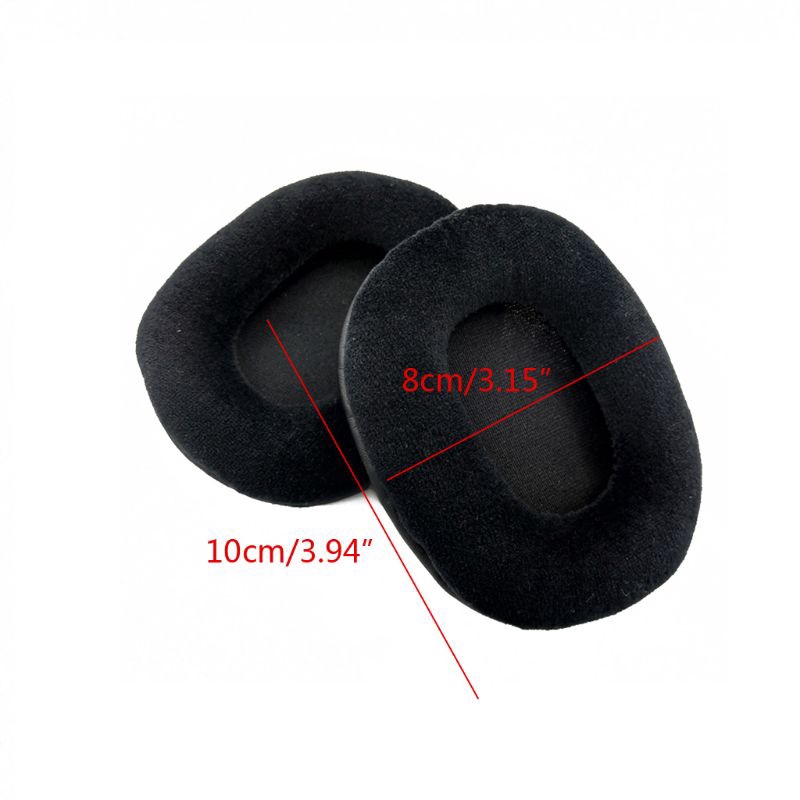 YXA♥ 2Pc Velvet Velour Earpad Earmuff Cushion For for ATH-M50 M50S M50X M40 M40S M40X