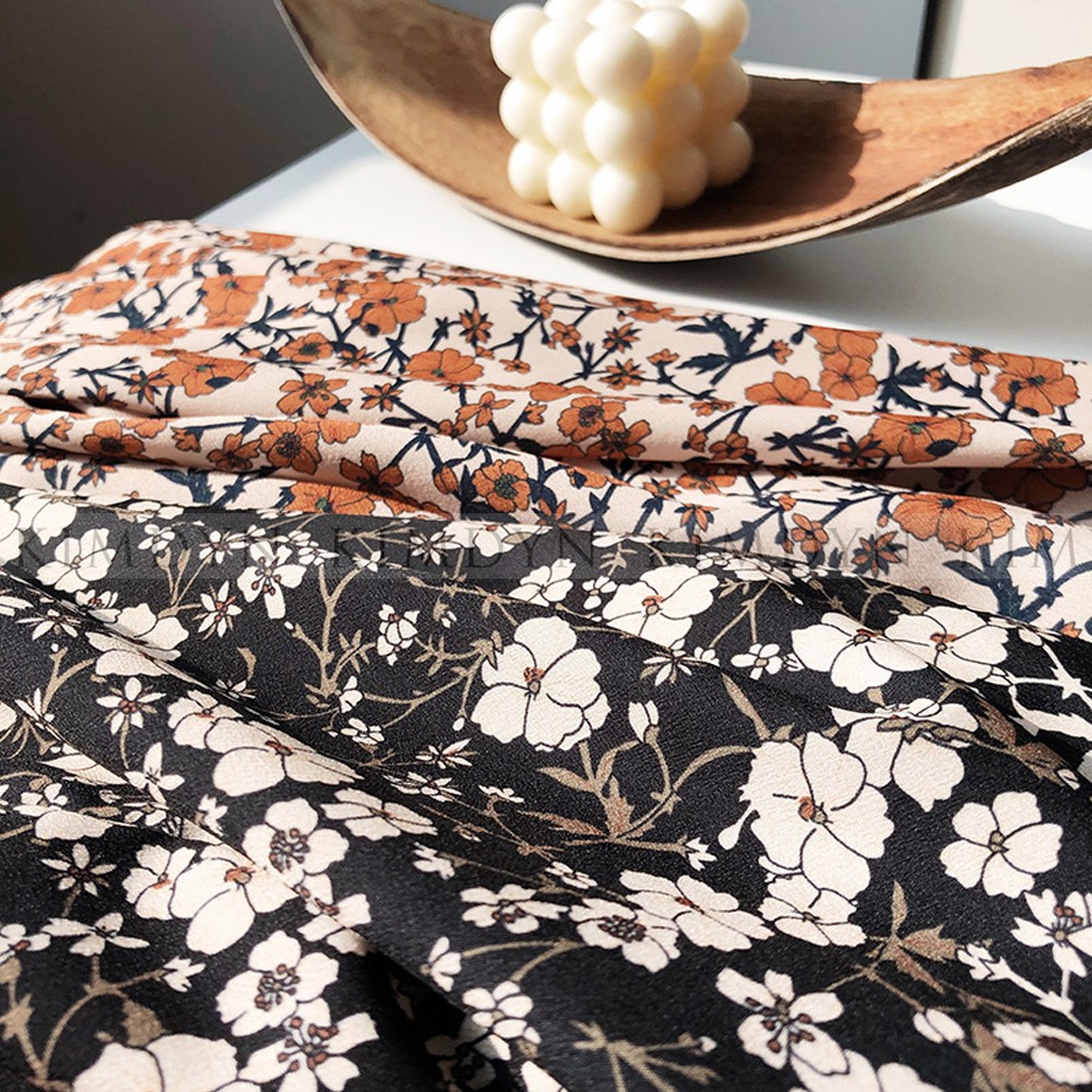 Váy hoa nhí đầm vintage dáng dài thắt eo KimDyn [KDD03] | BigBuy360 - bigbuy360.vn