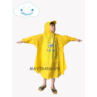 Áo Mưa Bít Em Bé - Nhựa - Vàng