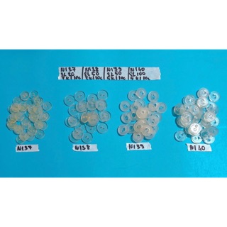 Combo 10 nút áo trắng trong n137-n140