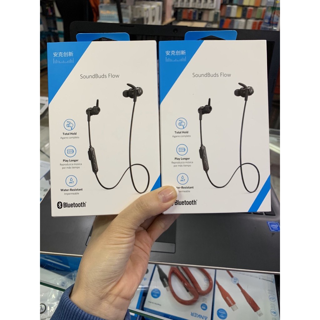 Tai nghe Bluetooth thể thao Anker Soundbuds Flow – A3234 - Chính hãng