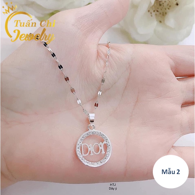 ❤️MẪU MỚI❤️ Vòng Cổ Nữ Nạc Cao Cấp Kết Hợp Các Dáng Mặt Trẻ, Thanh Lịch