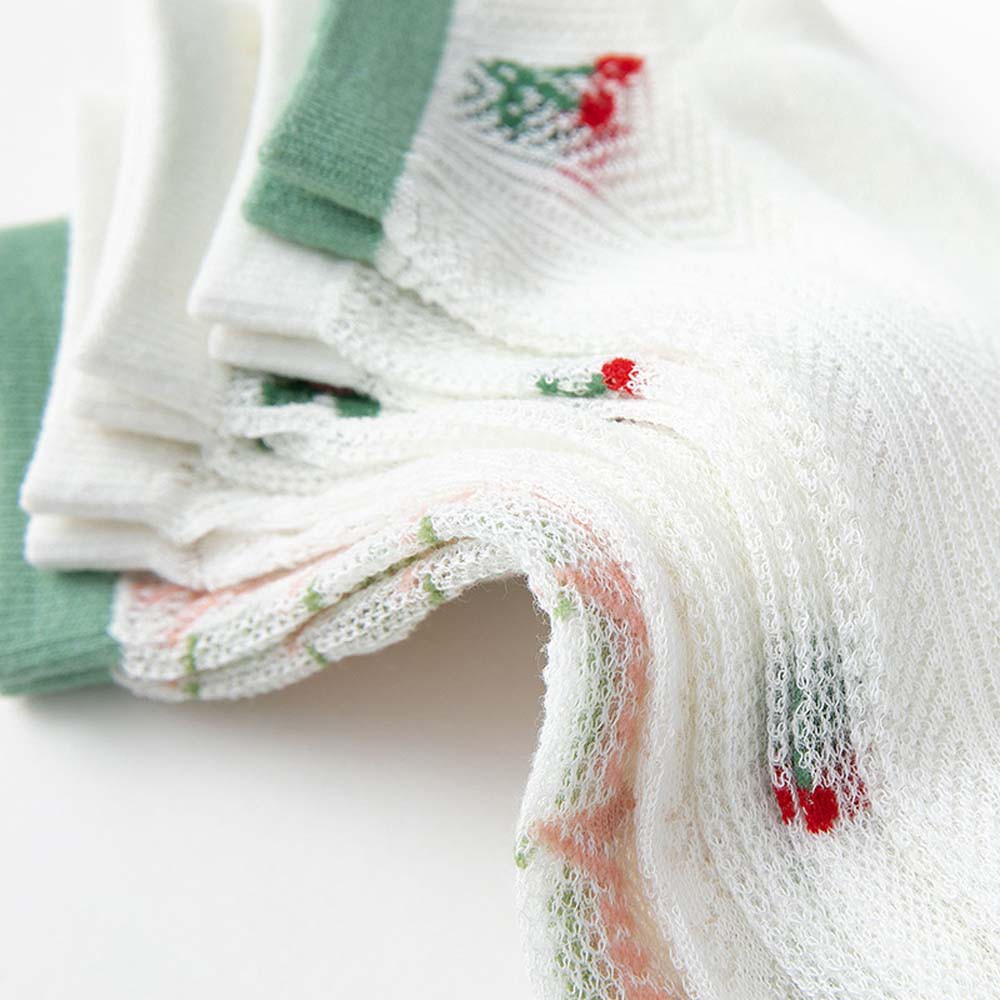 Vớ Cotton Thoáng Khí Họa Tiết Hoa Dễ Thương Cho Nữ | BigBuy360 - bigbuy360.vn