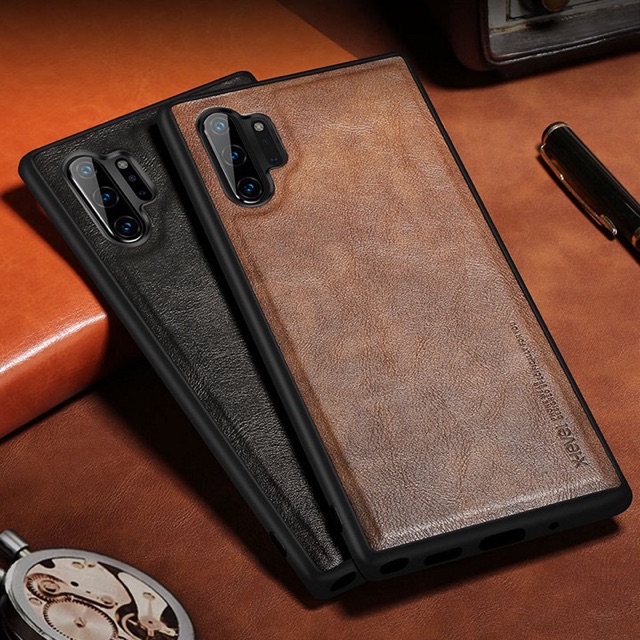 Ốp lưng X-level da TPU cho Samsung Note 10/ Note 10 Plus viền dẻo chống sốc sang trọng