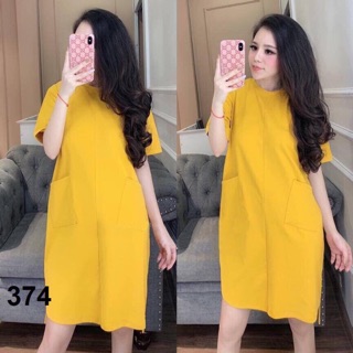 Đầm suông cát hàn đủ size