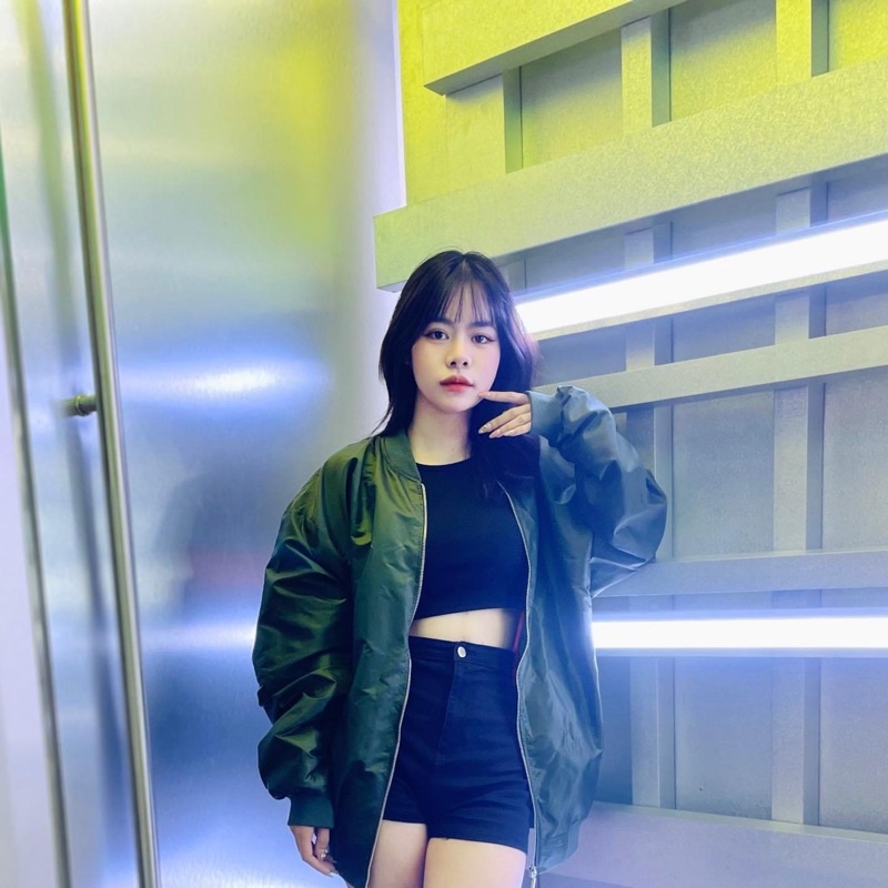 [sẵn] Áo Khoác Bomber Jacket Dù 2 Lớp Mỏng [ nam nữ mặc ]