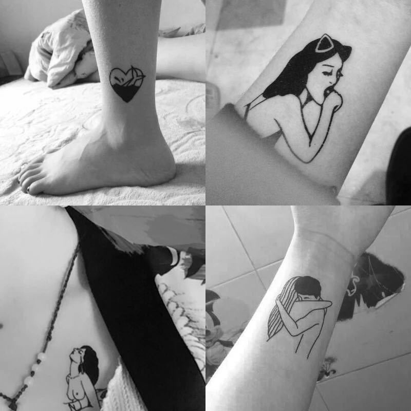 Combo 3000 Tờ Hình Xăm Dán Tattoo Xăm Nước Tha Thu