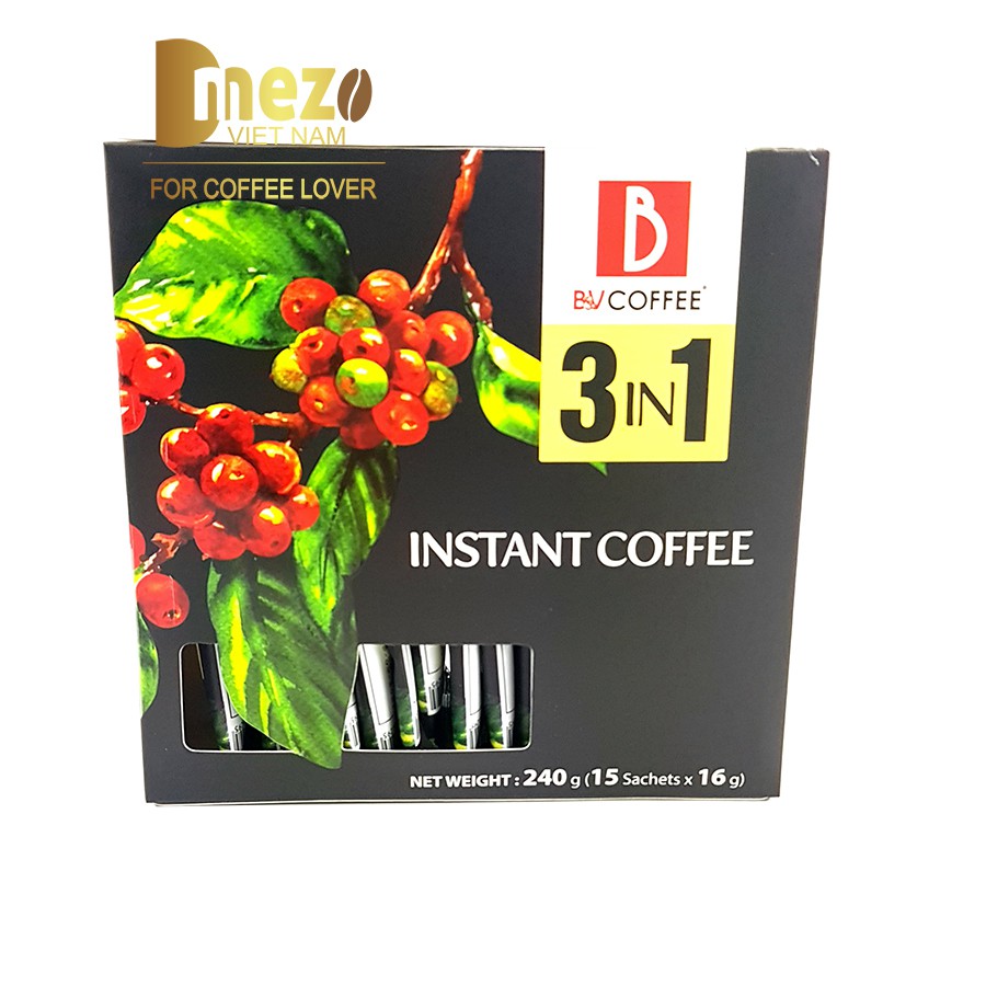 CÀ PHÊ HÒA TAN B&V 3 IN 1