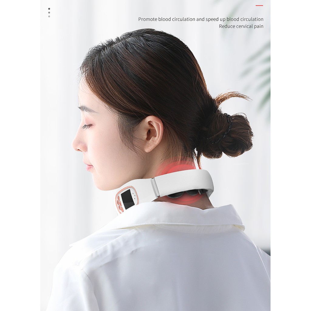 Máy massage vai cổ Dr.Meridians xung điện kèm sưởi ấm (có remote) - Home and Garden