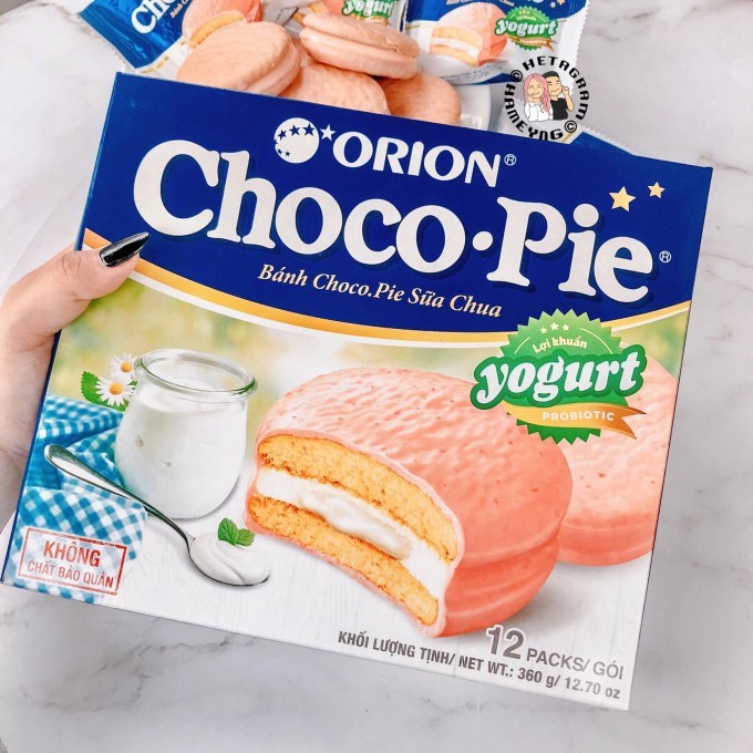 Bánh Chocopie Sữa Chua Yogurt Hộp 12 Cái