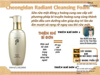 Sữa rửa mặt tái sinh whoo