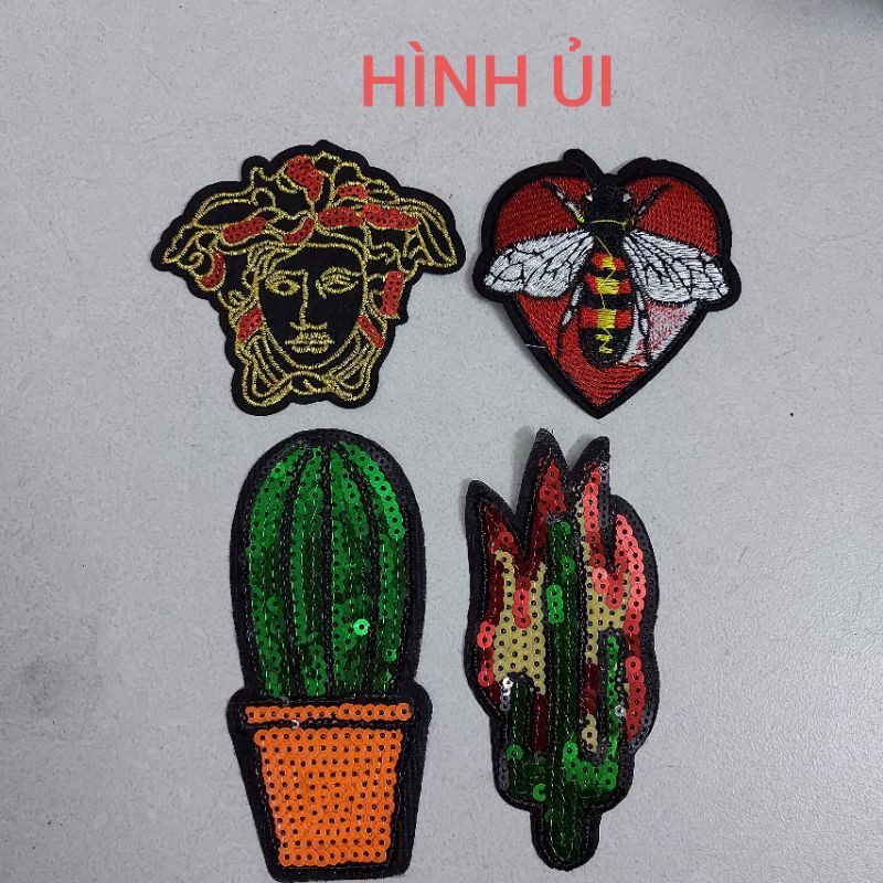 Hình ủi  và hình may trang trí