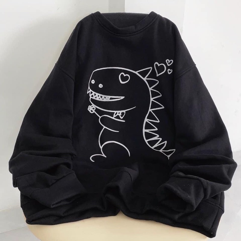 Áo Sweater COOKIE Áo Sweater Nỉ Dày Dặn Mềm Min Form Rộng Tay Bồng [Ảnh Thật]