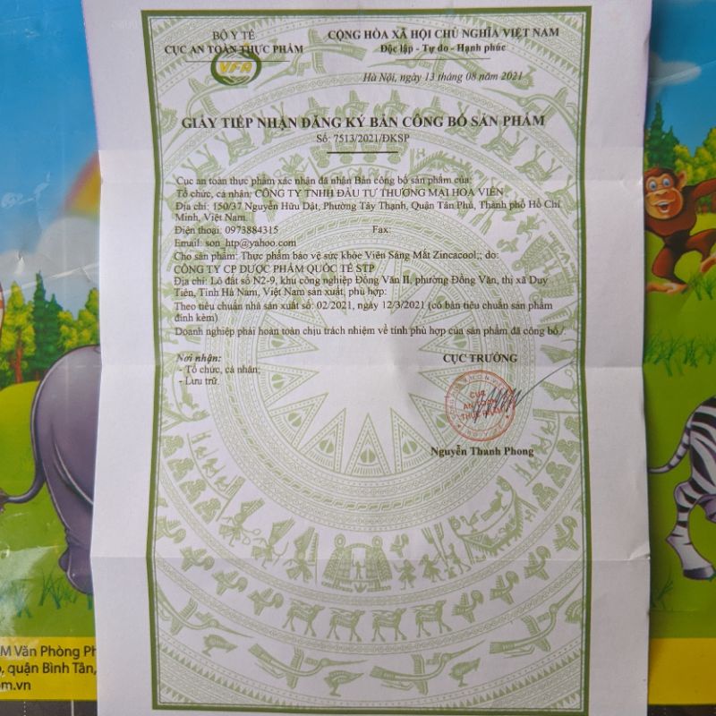 Viên Sáng Mắt Zincacool - Tăng cường thị lực, giảm thoái hóa điểm vàng, đục thủy tinh thể