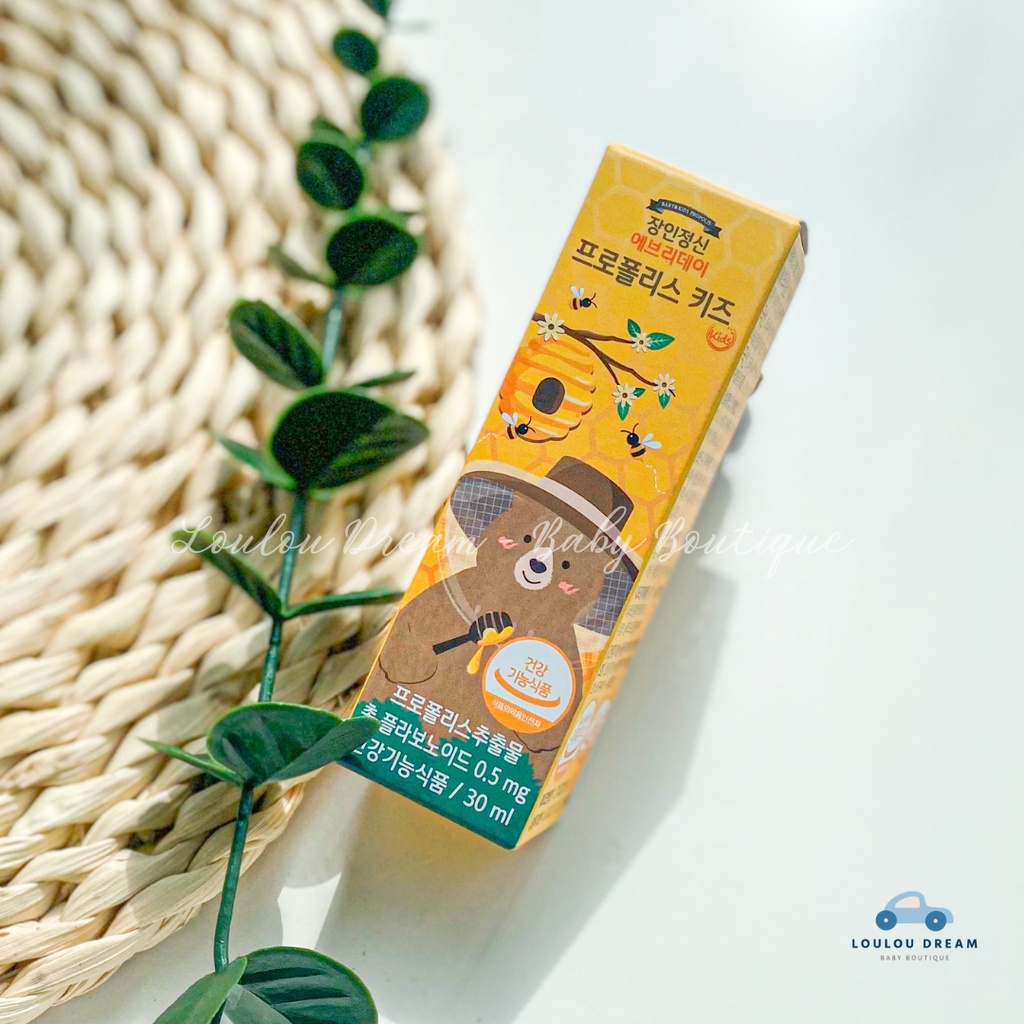 Xịt keo ong Babykids JangIn Propolis chính hãng Hàn Quốc 30ml
