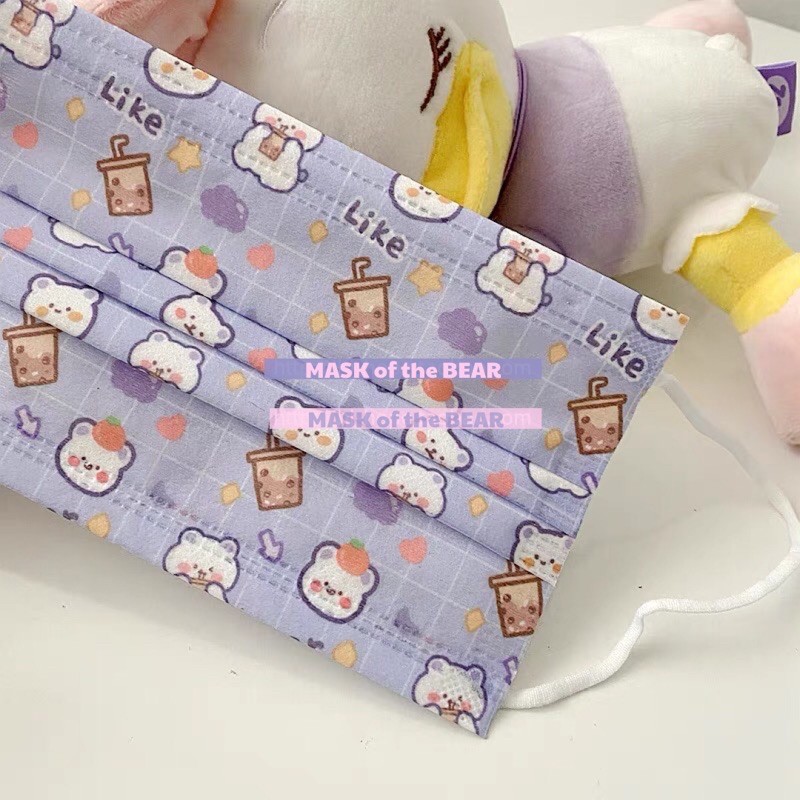 [Mã COSDAY giảm 8% đơn 150K] Khẩu trang cute Chính Hãng trẻ em và người lớn Mask of the Bear