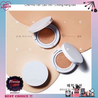 [ Cao cấp ] ( Mẫu mới ) Phấn nước MISSHA MAGIC CUSHION COVER LASTING [ Chất lượng ]