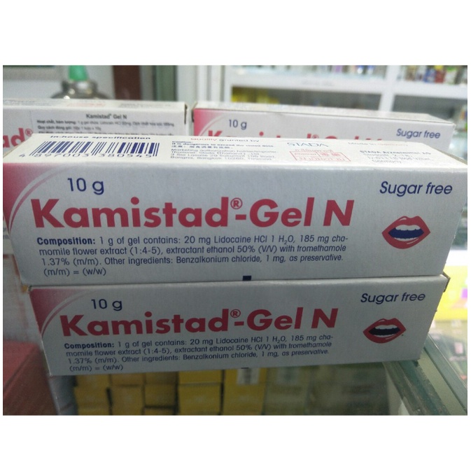 Gel bôi da nhiệt miệng kamistad gel n đức 10g, nướu, lợi, nứt nẻ môi - ảnh sản phẩm 7
