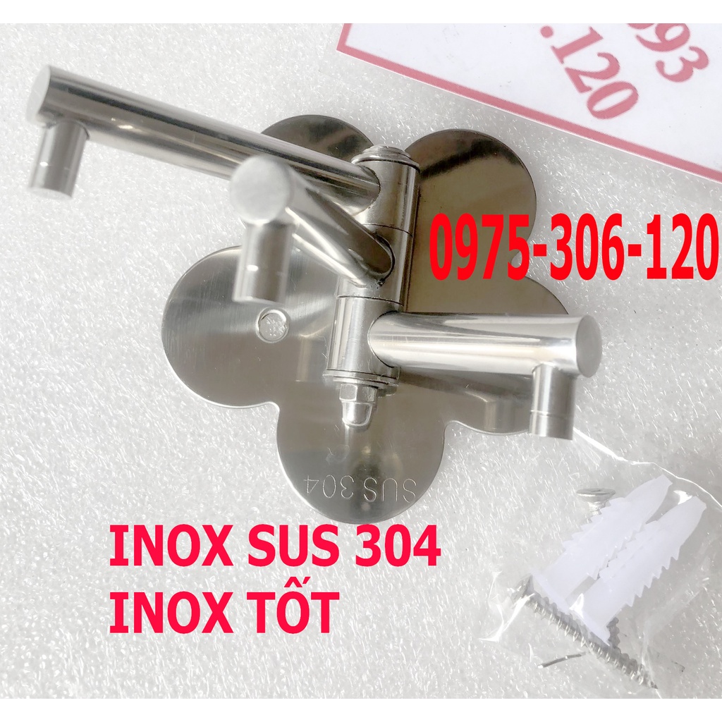 [ĐẢM BẢO 100% INOX 304] Bộ 3 chia treo quần áo trong nhà tắm INOX 304 HÀNG ĐẶT ĐÁNH BÓNG ĐẸP BA CHIA HOA