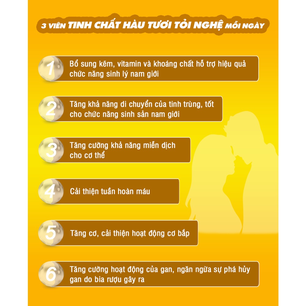 Viên uống tinh chất hàu tươi tỏi nghệ Orihiro (180 viên)