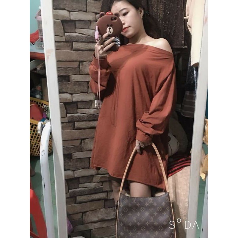 Áo lệch vai bigsize.ngưc đến 140cm