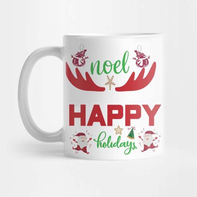 Cốc sứ uống trà cà phê in noel siêu cute