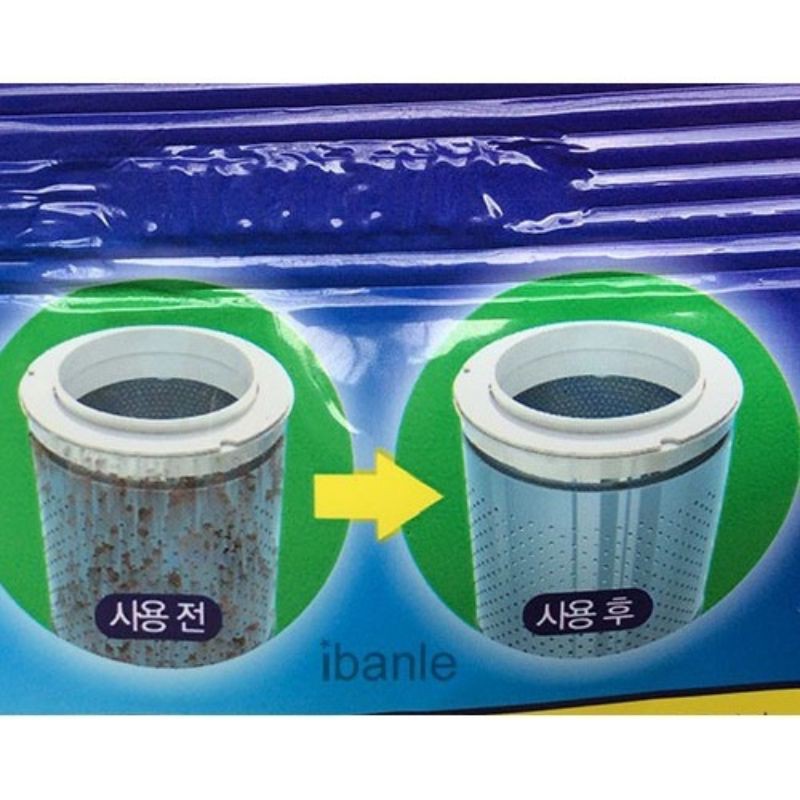 Bột vệ sinh tẩy lồng máy giặt gói 400g - thương hiệu Blue