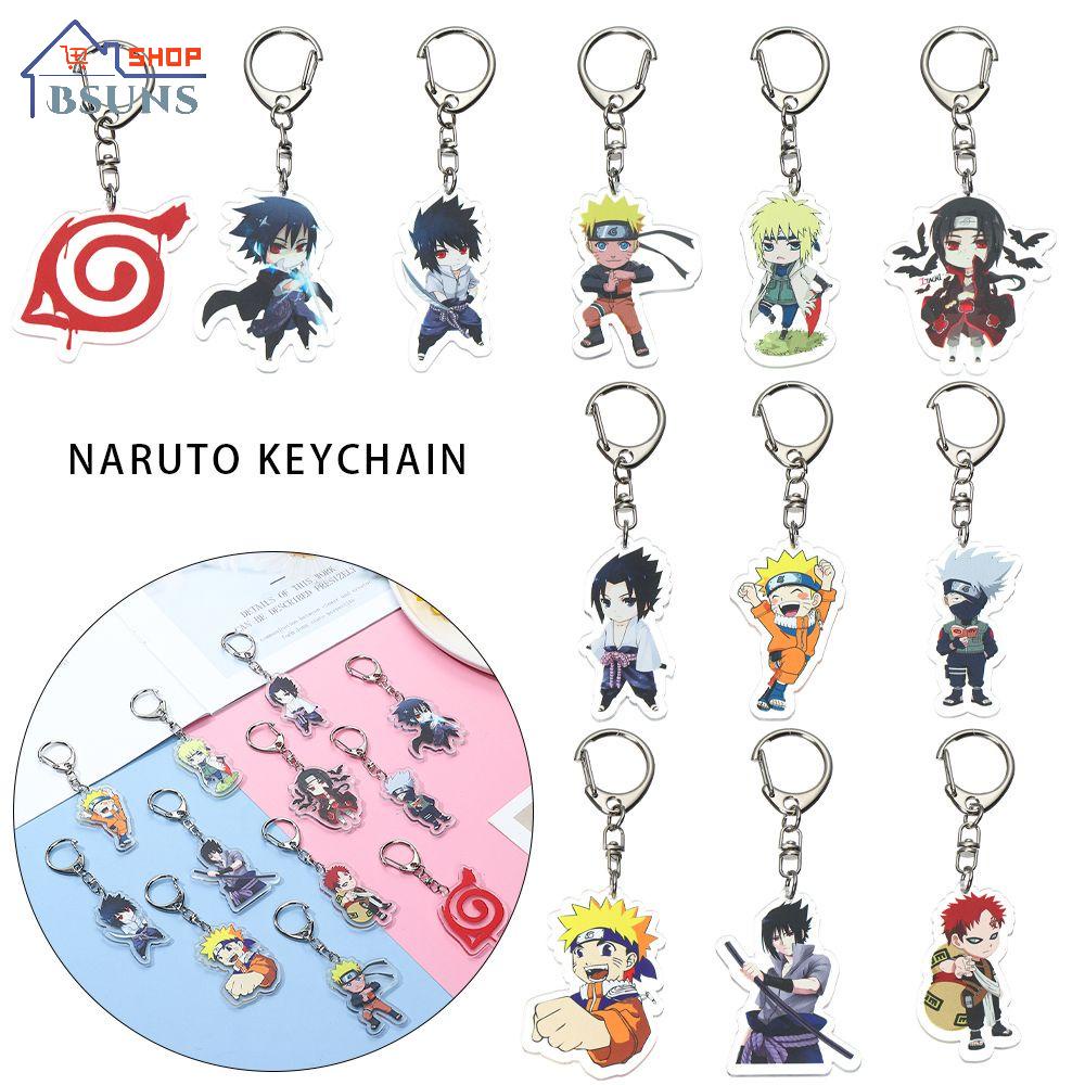 Móc khóa trang trí hình nhân vật Gaara Itachi Uchiha Kakashi Naruto