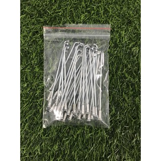 Combo 32 chiếc nan hoa inox xe đạp trẻ em chiều dài 11cm