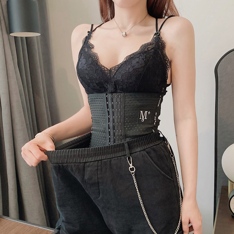 Gen đai nịt bụng chống cuộn M thông hơi, định hình eo thon gọn- Nhiều size