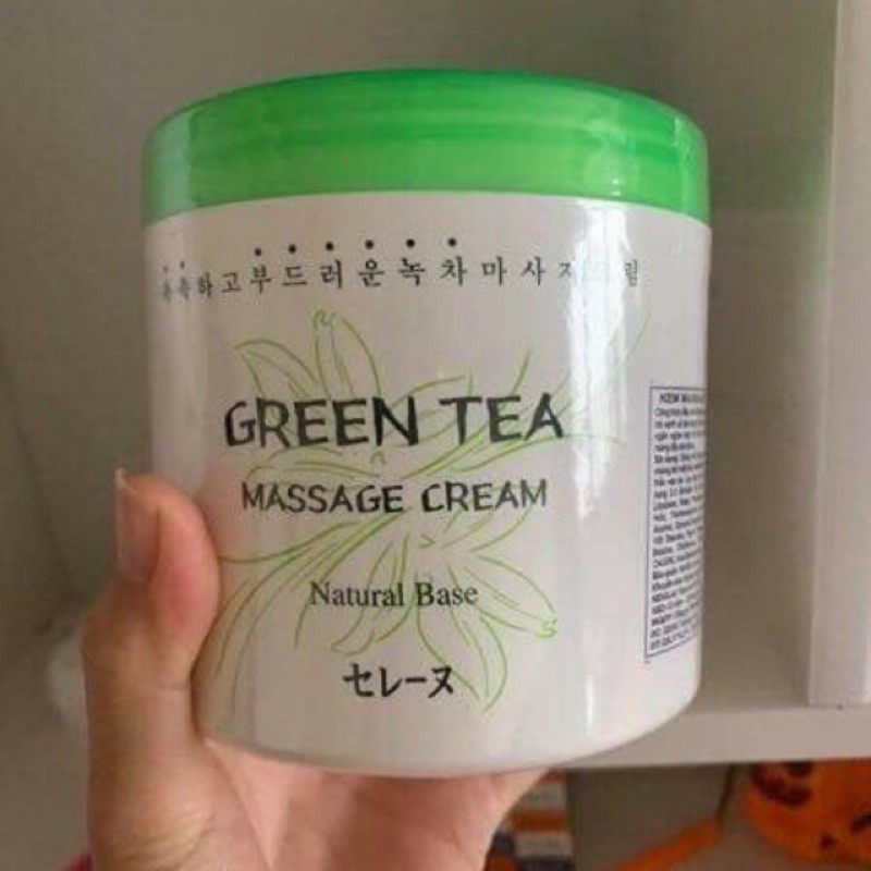 kem masage green tea