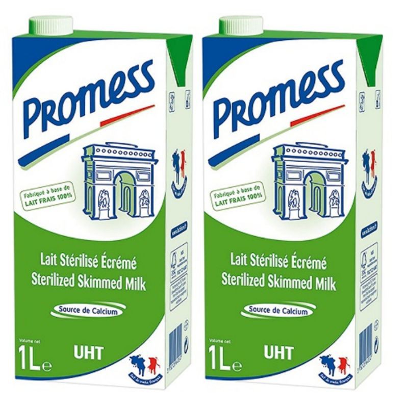 Sữa tươi Promess Pháp 1L