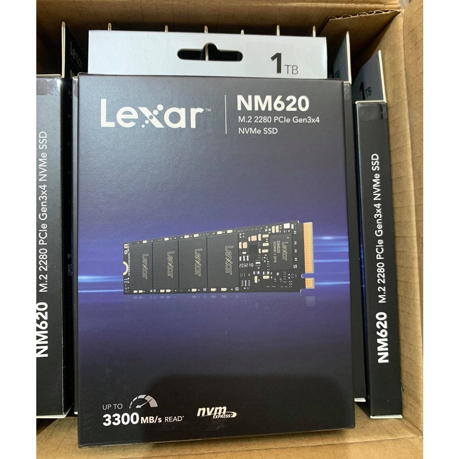 Ổ cứng SSD M2 NVMe Lexar NM620 - 1TB Gen3x4 - LNM620X001T