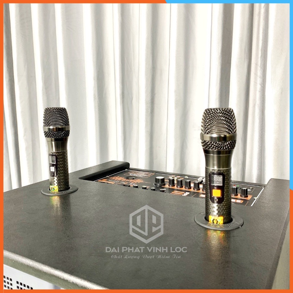 Loa Kéo Karaoke Jagumax  5 Tấc Bluetooth Đọc Được Thẻ Nhớ USB Công Suất 1000W/Max Thiết Kế Sang Trọng Tặng Kèm