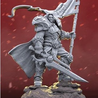 Mô Hình Varian Wrynn World Of Warcraft Bằng Chất Liệu Nhựa Resin - Cao 18 cm