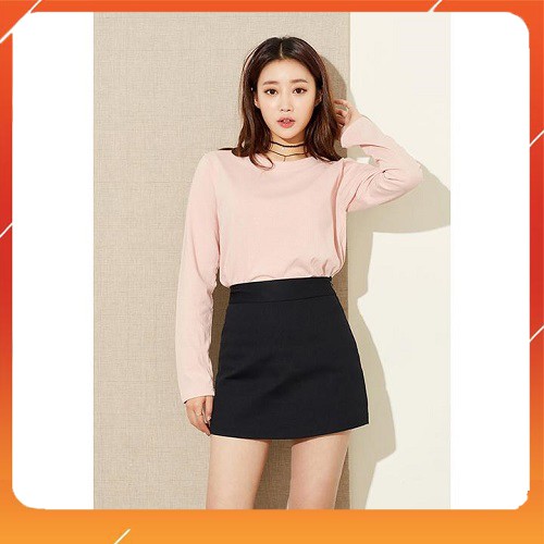 Chân váy chữ a dáng giấu quần, chất tuyết mưa không nhăn