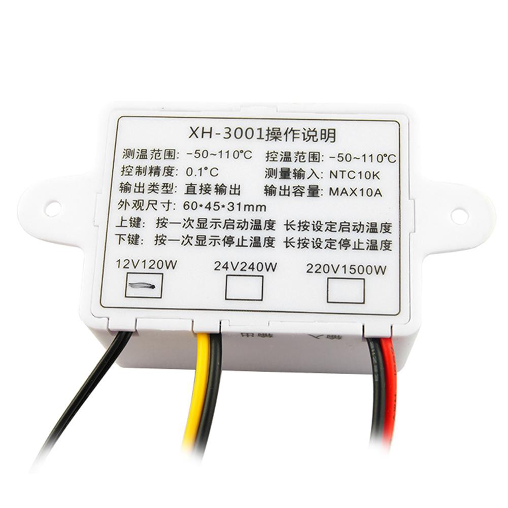 Đồng hồ điện tử cảm biến nhiệt độ 220V 10A + phụ kiện đi kèm