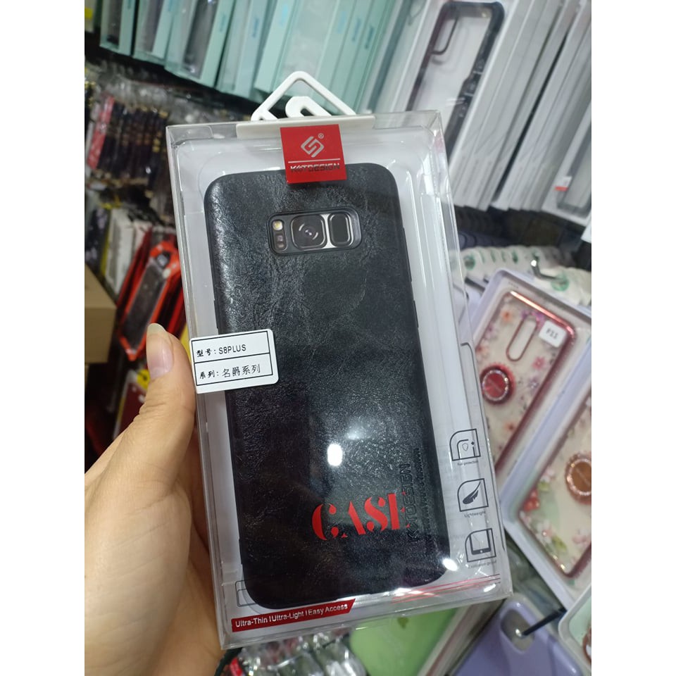 Ốp lưng da KTS cho Samsung Galaxy S8 Plus
