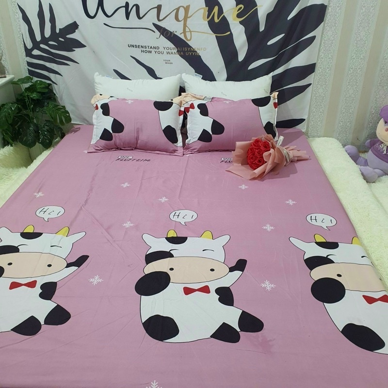 Sét ga gối cotton poly 3 món nhiều mẫu mới nhất 2021 ( Không kèm ruột ) | BigBuy360 - bigbuy360.vn