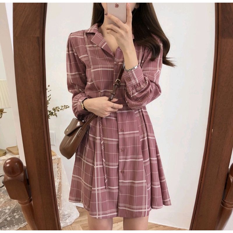 Đầm sơ mi vintage 2hand size S