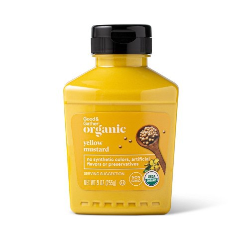 MÙ TẠT VÀNG ORGANIC Good &amp; Gather Yellow Mustard, NonGMO, 255g (oz)