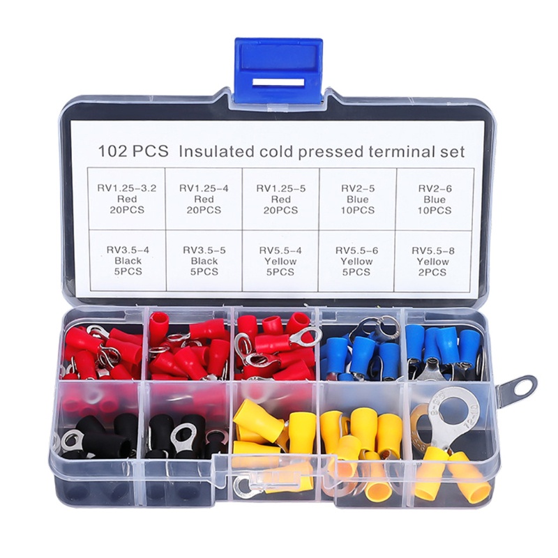 Set 102 Đầu Nối Dây Điện Cách Nhiệt