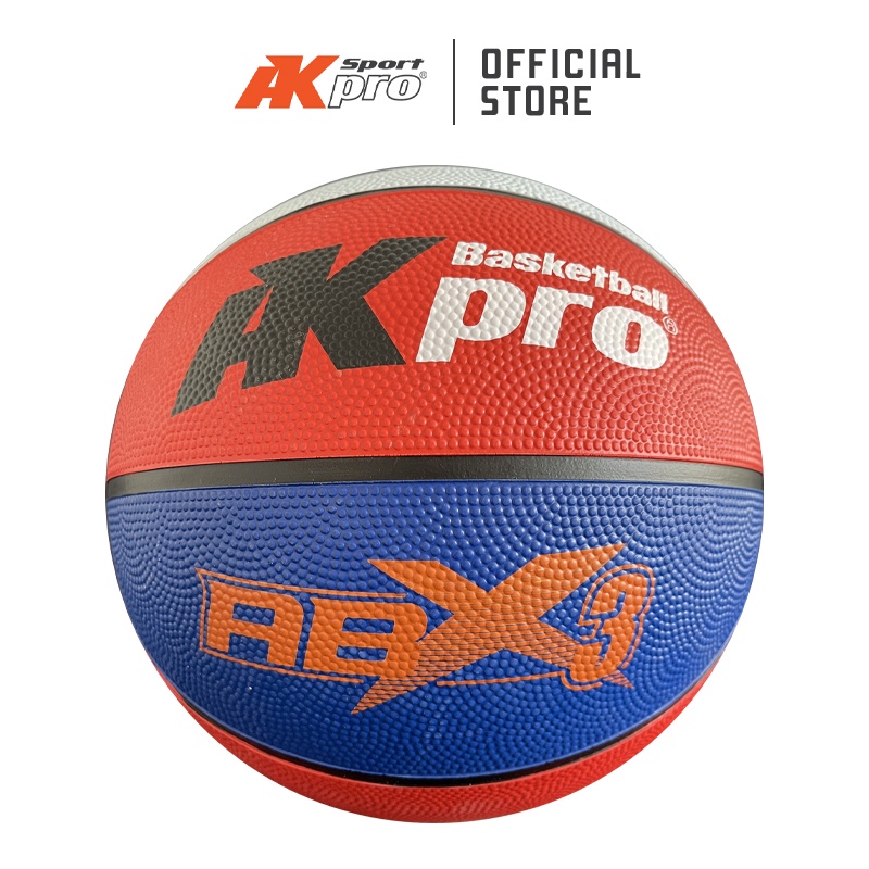 Bóng rổ Cao su AKpro ABX3 số 5, 6, 7 - Tặng kim bơm - Chính hãng