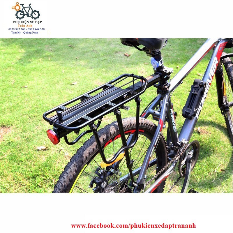 Baga xe đạp kẹp ống yên xếp cần bật