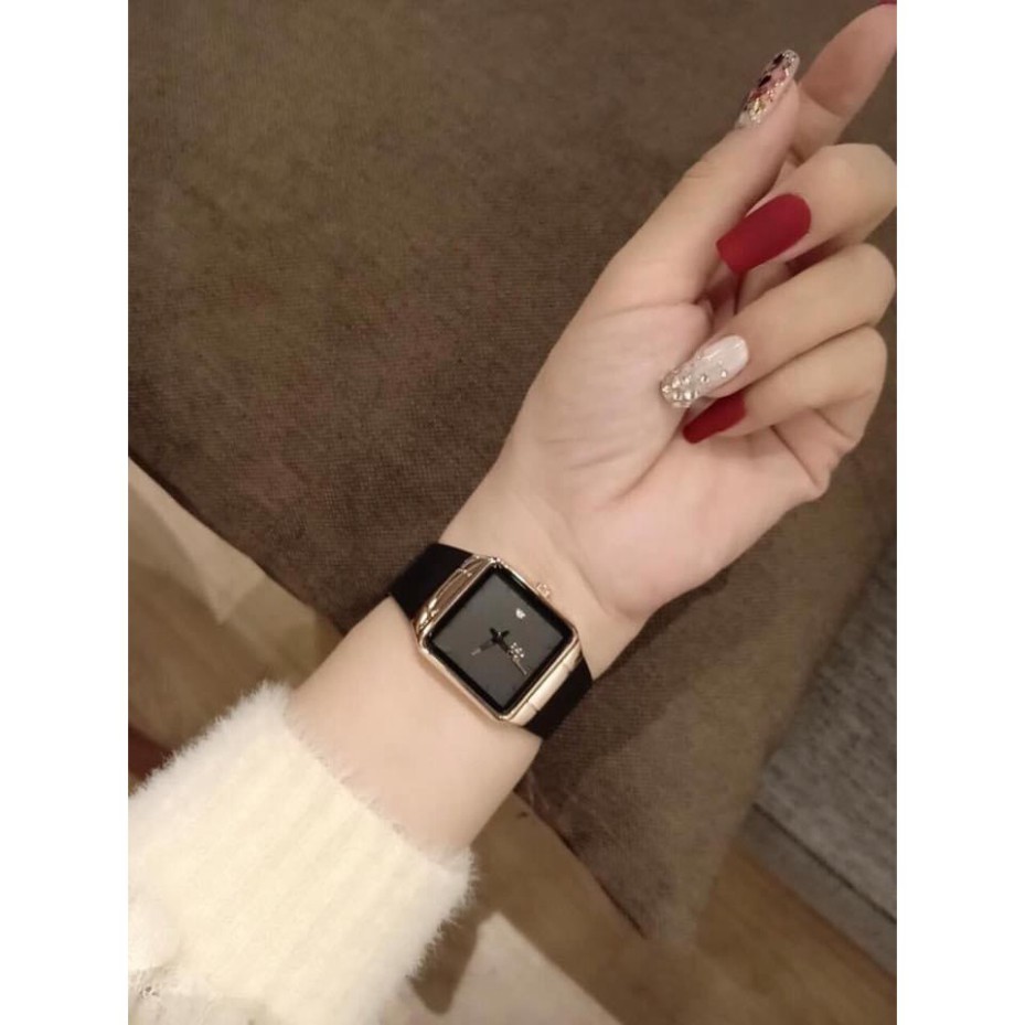 ĐỒNG HỒ NỮ GU DÂY DA THỜI TRANG #guou ket-STORE