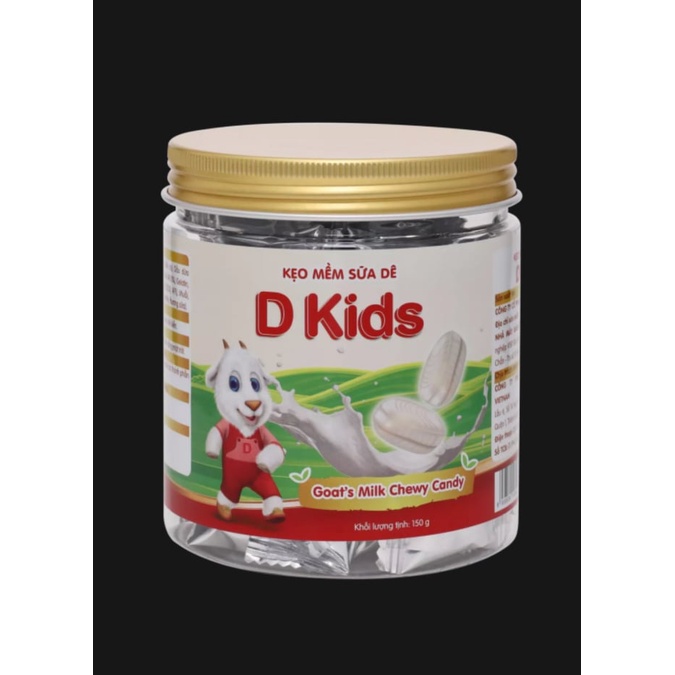 Kẹo mềm sữa dê D Kids 150g