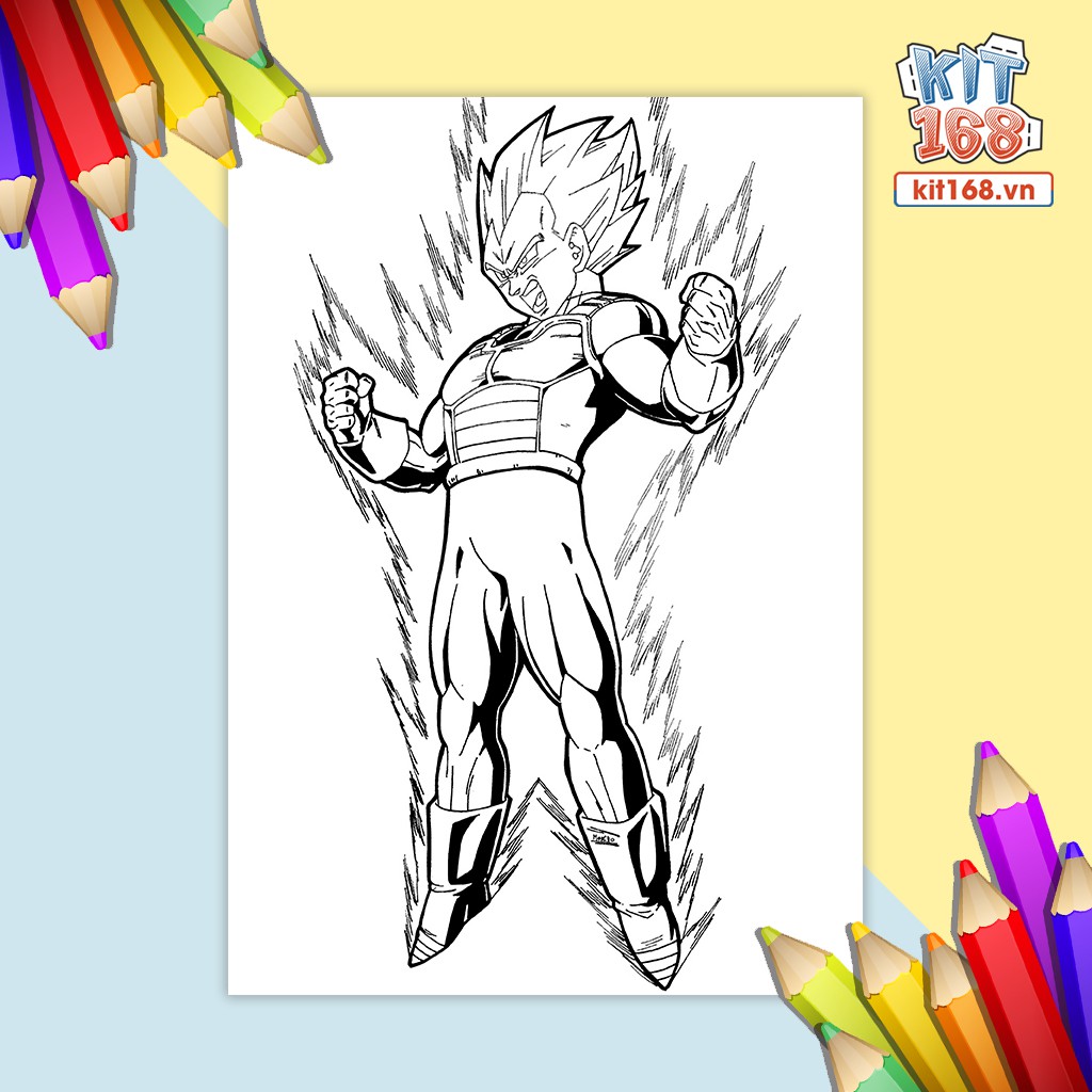 Tranh tô màu Dragon Ball TTM-0022