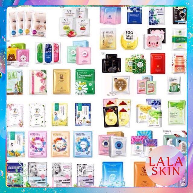 Combo 50 mặt nạ dưỡng da cao cấp nội địa trung