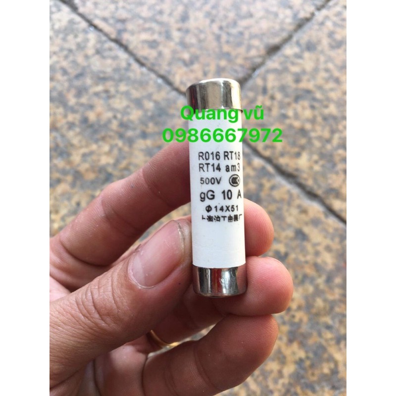cầu chì ống sứ phi 14x51 -500v các loại