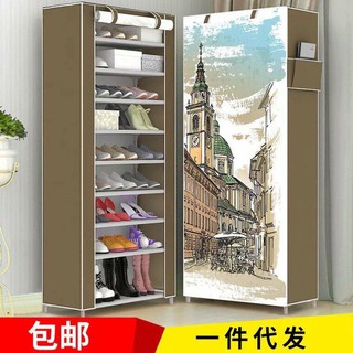 Tủ giày vải 3D 9 tầng
